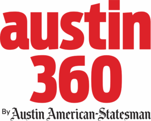 Logo reading 'austin 360' promotes youth and family volunteering programs Texas.