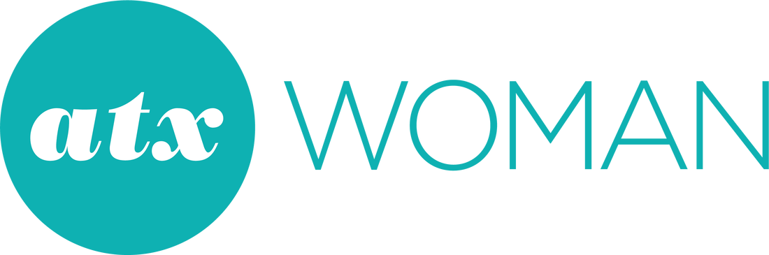 Turquoise 'atx' logo for youth and family volunteering programs in Texas.