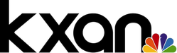 KXAN logo with NBC peacock, promoting youth and family volunteering programs in Texas.
