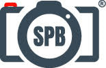 Outline of a camera logo with "SPB," representing youth volunteer programs Texas.