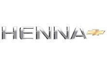 Chrome "HENNA" text with a gold Chevy logo, showcasing youth volunteering in Texas.