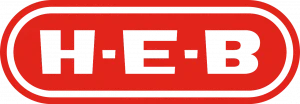 H-E-B logo for Texas family volunteering and youth service programs.